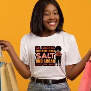 Graphic t shirt salt and sugar looks alike
